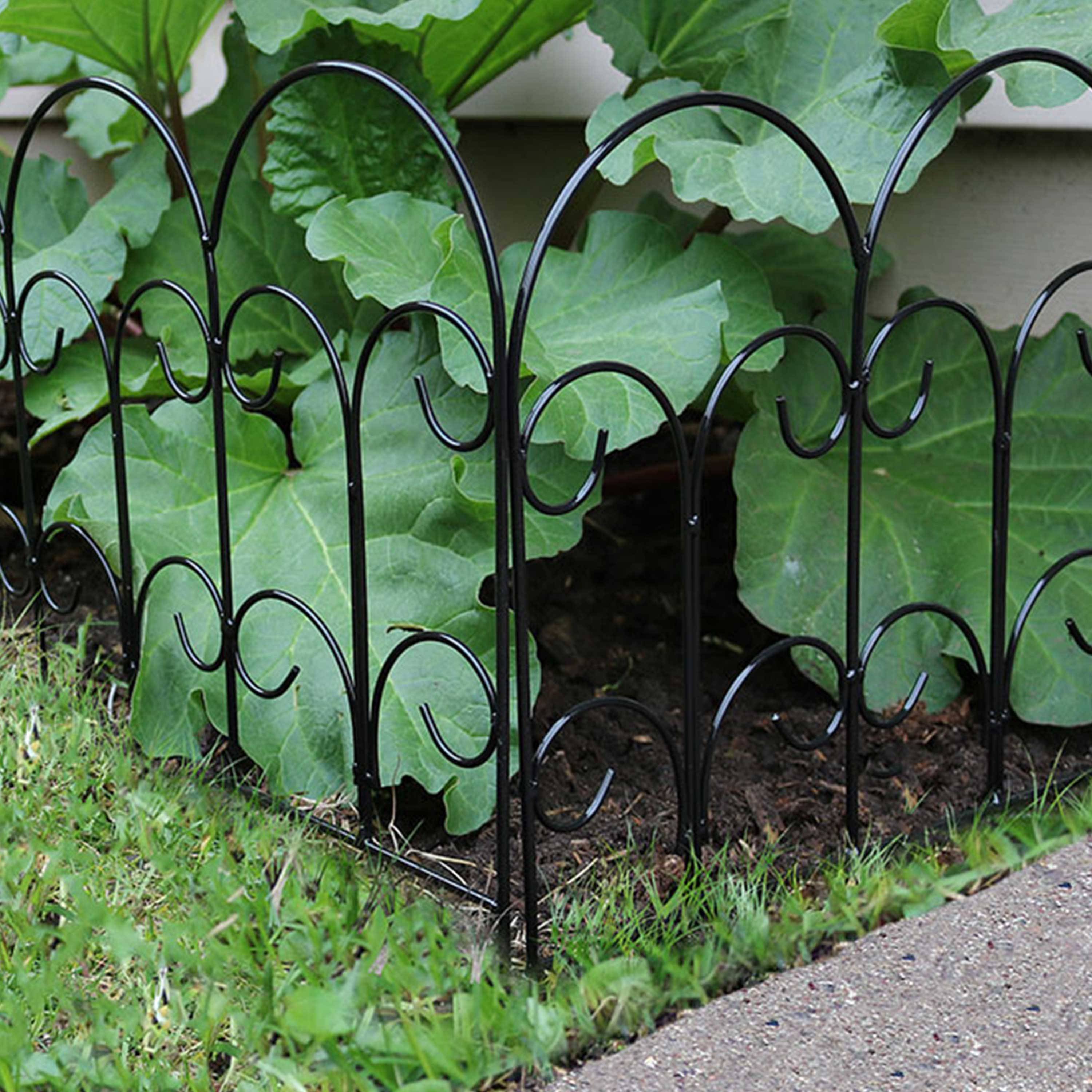 Garden Border Fencing Wood Outdoor Decorations