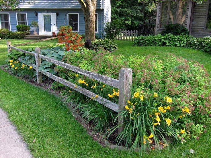 Garden Border Fence Edging Garden Design Ideas