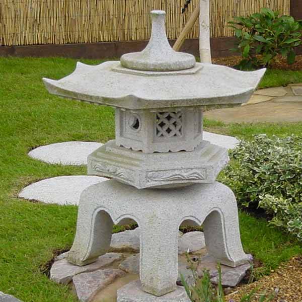 Concrete Pagoda Small Curved Japanese Pagoda Lantern Athena Garden