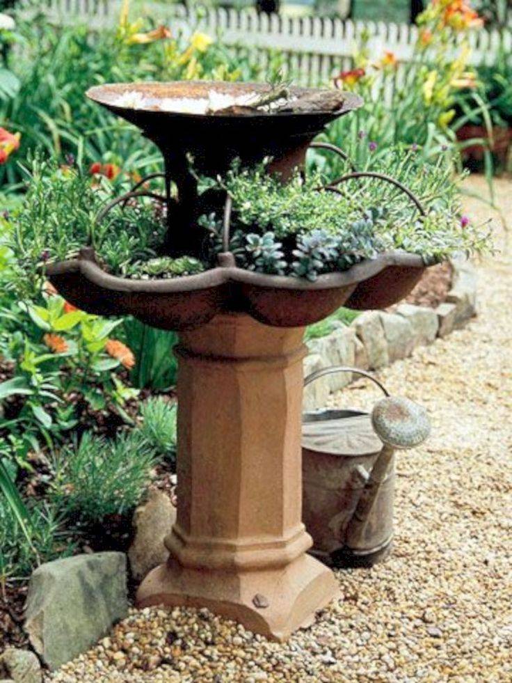 Diy Bird Bath Ideas