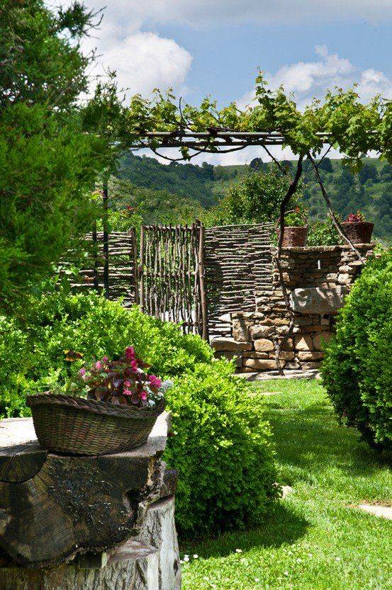Best Rustic Country Garden Images