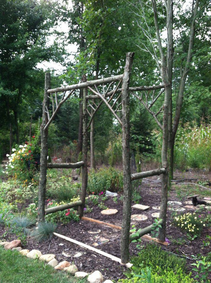 Cedar Wedding Arbor Rustic Outdoor Wedding Ideas
