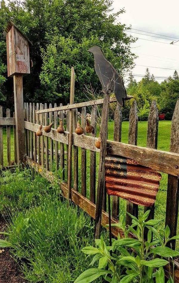 Rustic Garden Fence Ideas Photograph Rustic Fencing