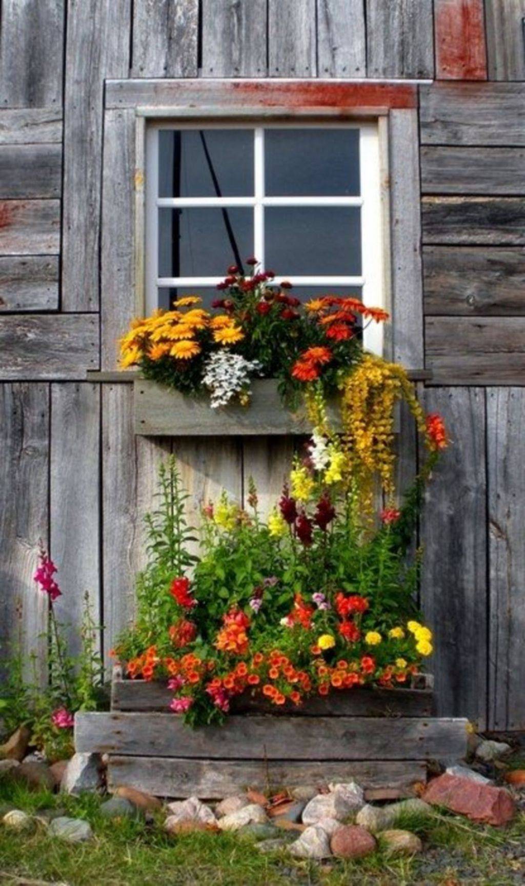 Diy Rustic Wood Planter Box Ideas