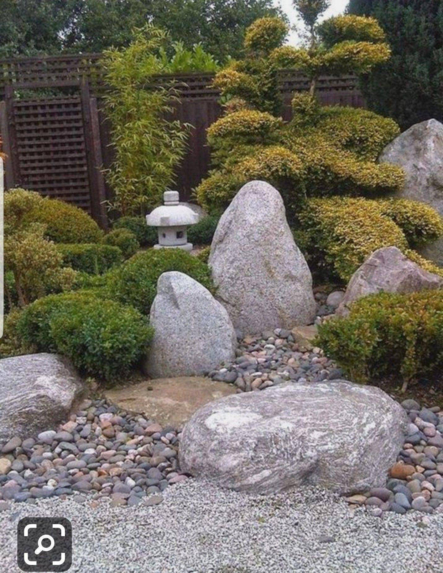 Backyard Japanese Rock Garden