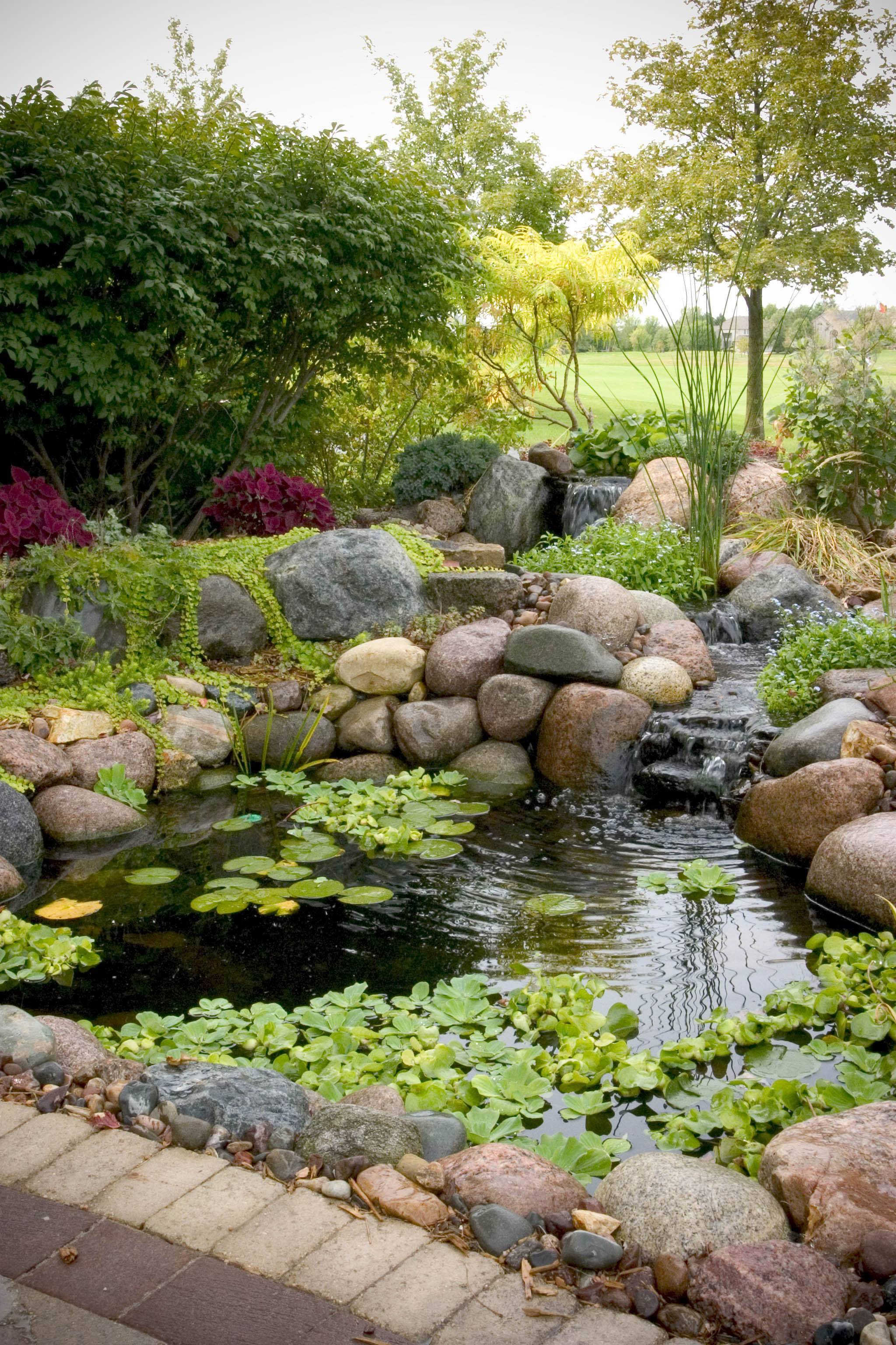 Garden Corner Rock Waterfall