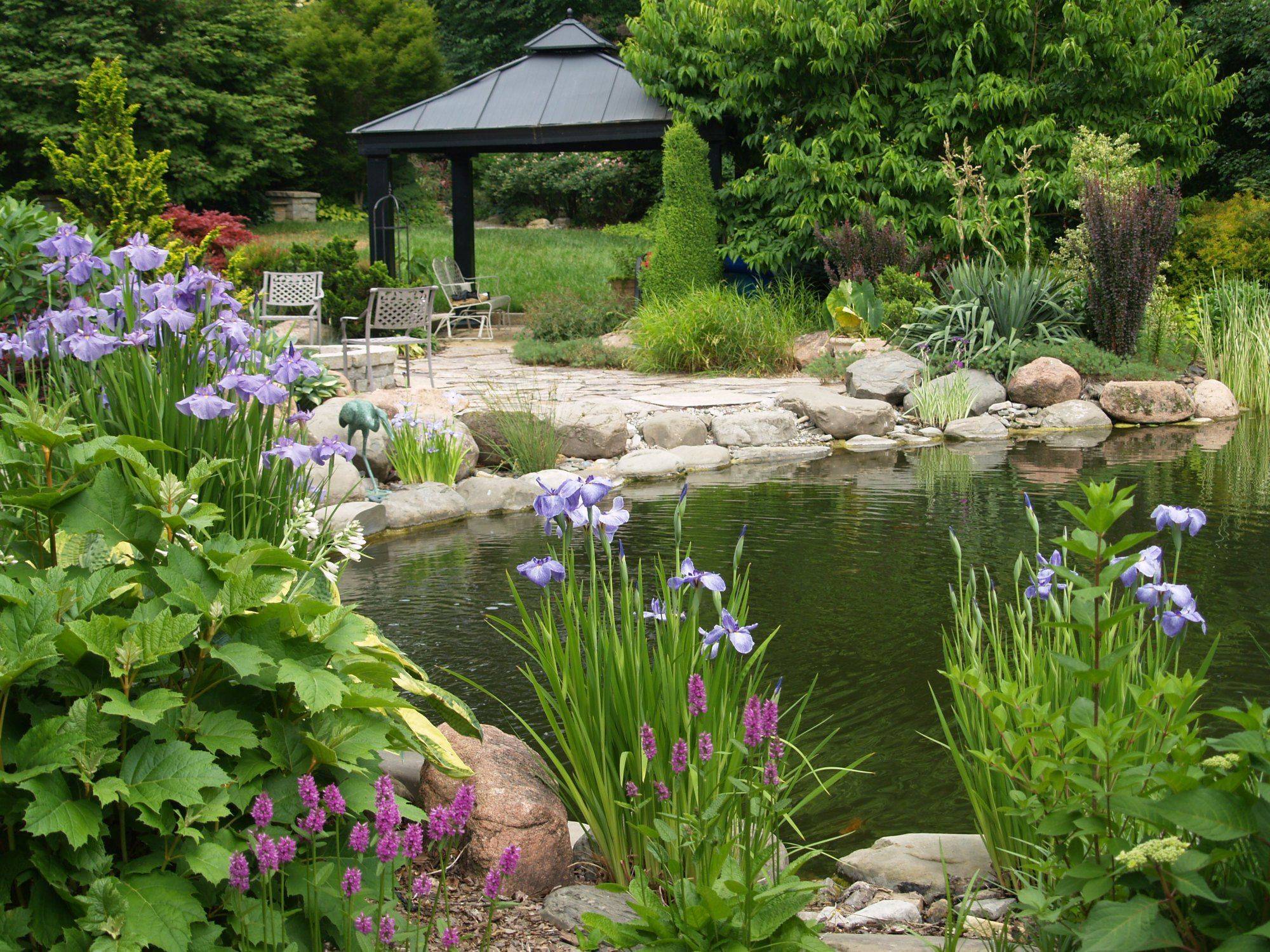 22 Garden Pond Edging Ideas You Must Look SharonSable