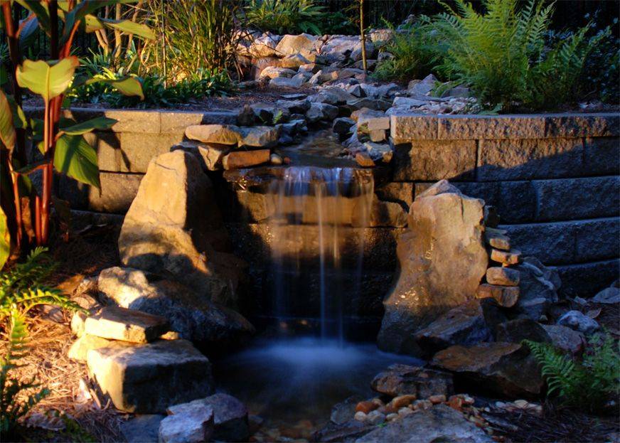 Led Underwater Pond Water Feature Lighting Services Rochester Ny