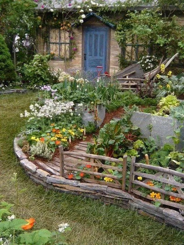 Fantastic Rustic Garden Gates Decor Ideas