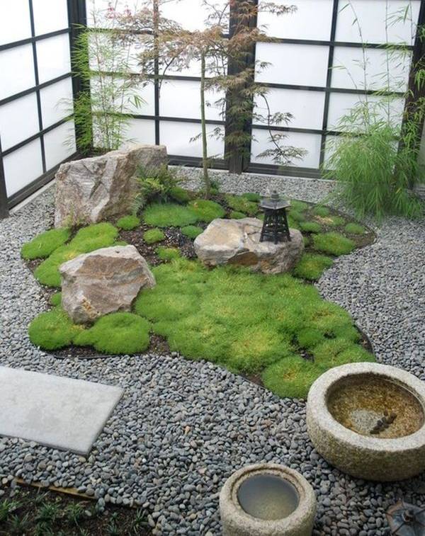 Cozy Japanese Courtyard Garden Ideas