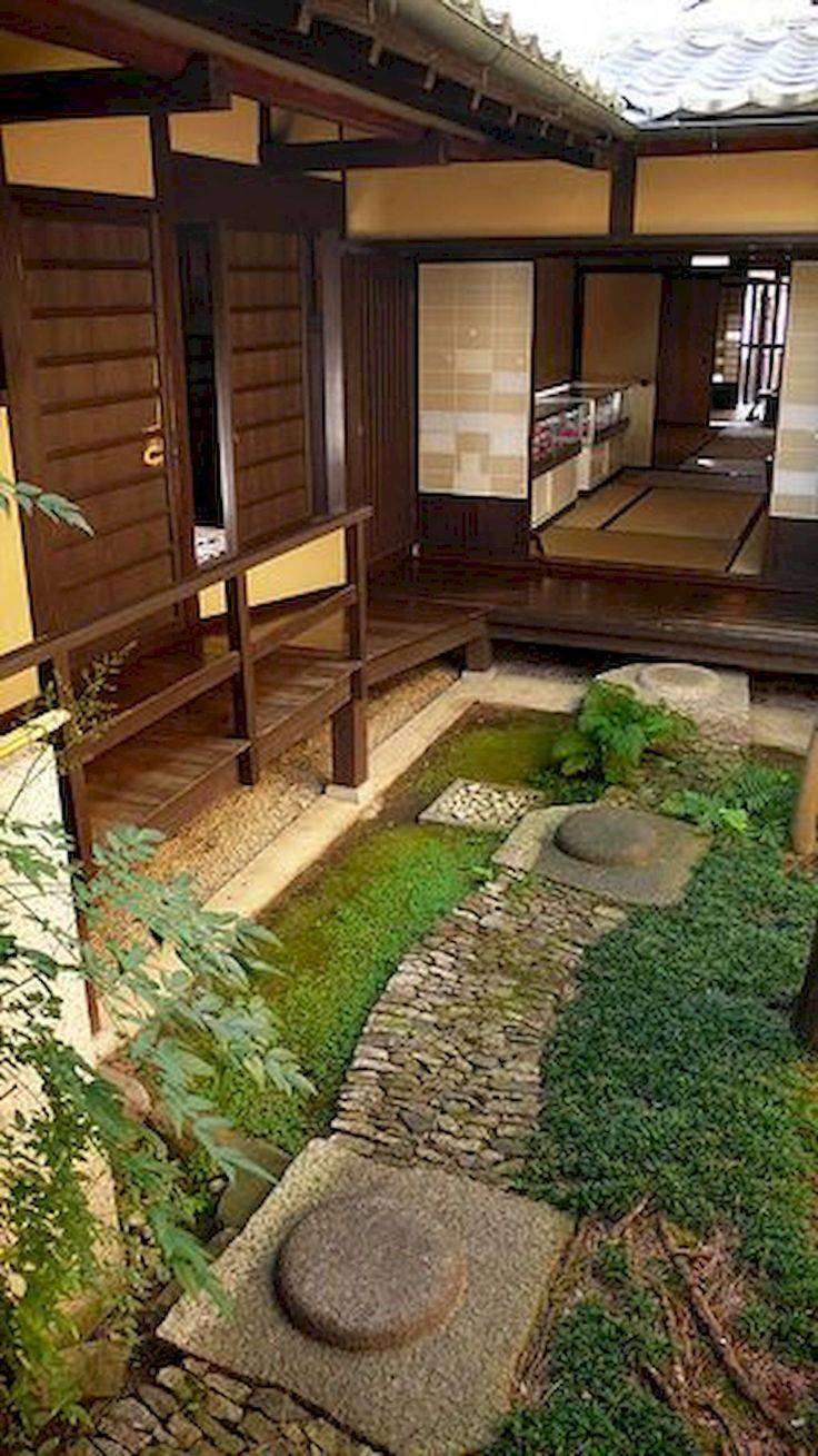 Peaceful And Calmness Japanese Courtyard Decor Ideas