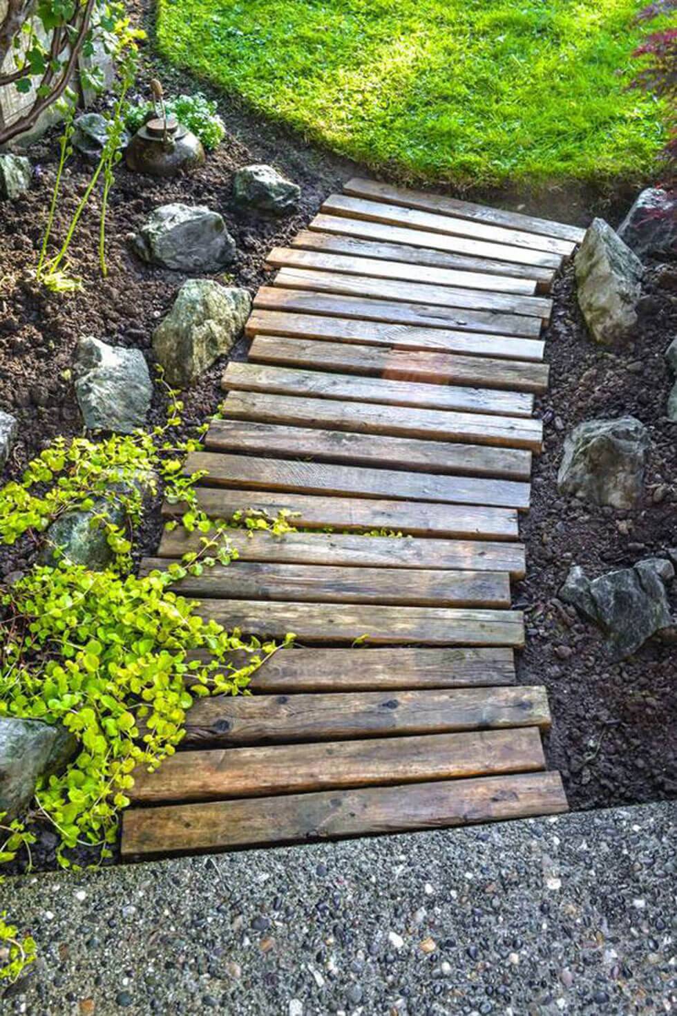 Rustic Garden Path Design Ideas