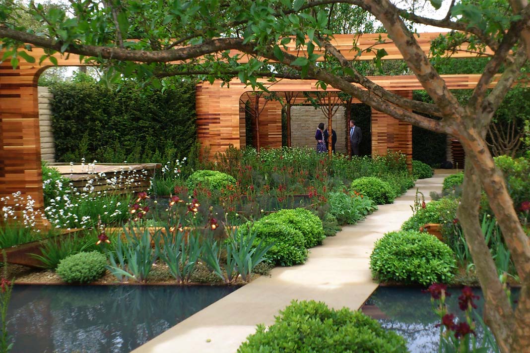 Exquisitemoderngardendesignwithbeautifullightingsendearing