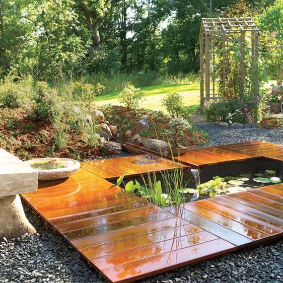 Awesome Backyard Pond And Water Feature Landscaping Design Ideas