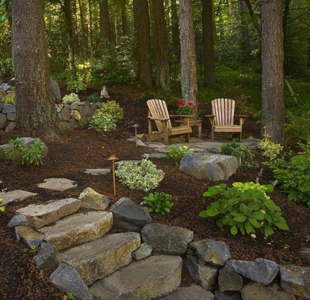 Low Maintenance Woodland Garden Ideas Photograph Garden Th