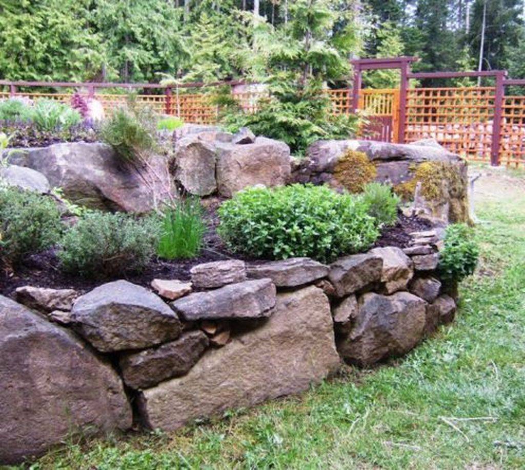 Gorgeous Front Yard Rock Garden Landscaping Ideas Rockery Garden