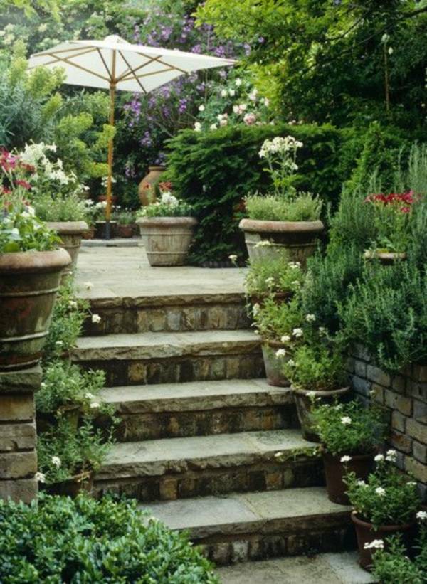 A Landscape Design Traditional Staircase