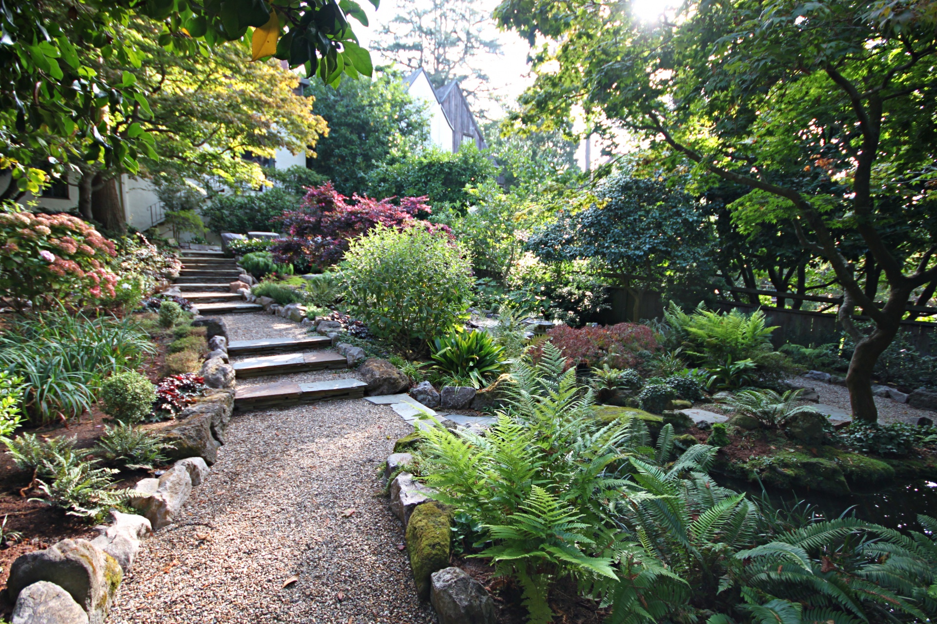 Natural Woodland Gardens Modern Japanese Landscape Design