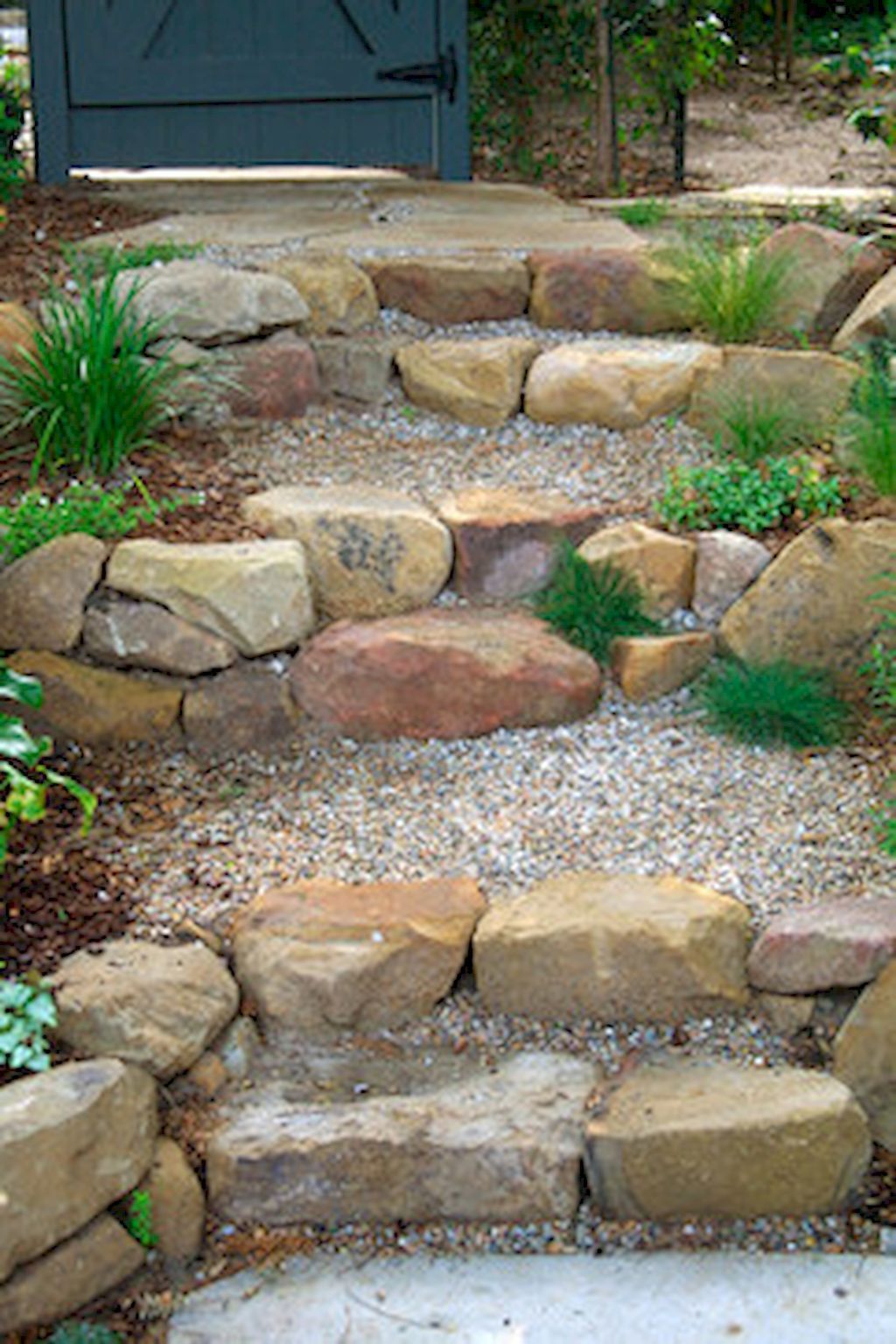 Naturalized Landscape Rock Garden Landscaping
