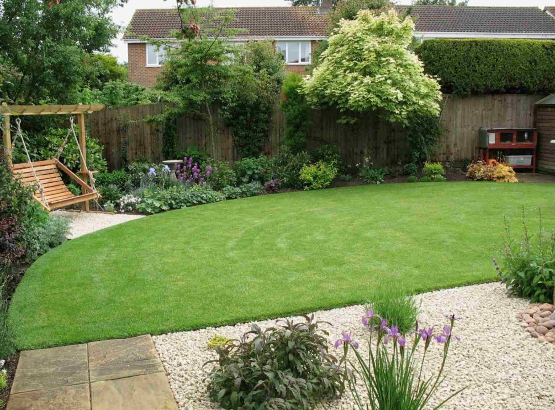 Handsome Large Yard Landscaping Ideas