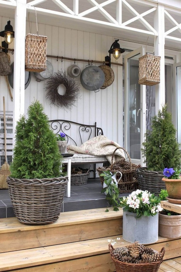 Modern Farmhouse Porch Decor Ideas Backyard Remodel
