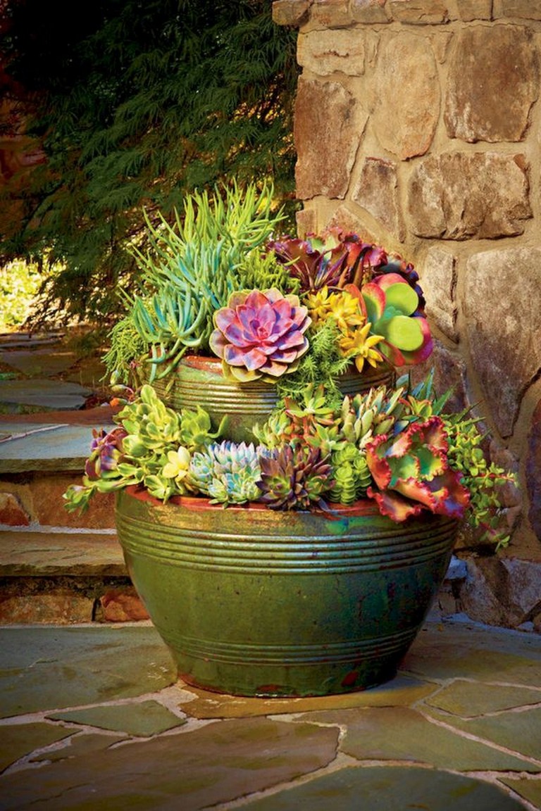 Patio Backyard Flower Pots Planter Ideas