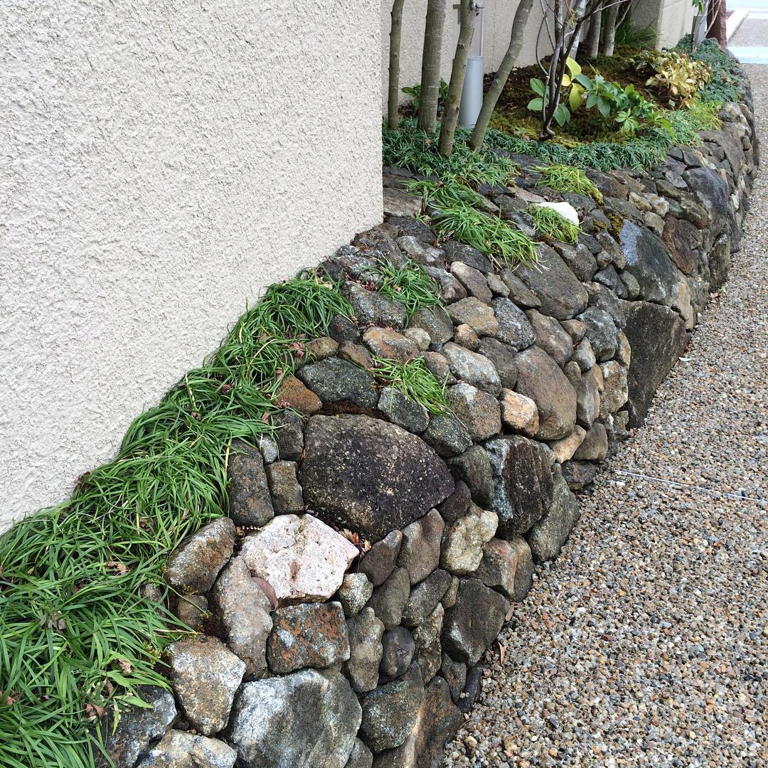 This Little Stacked Stone Wall
