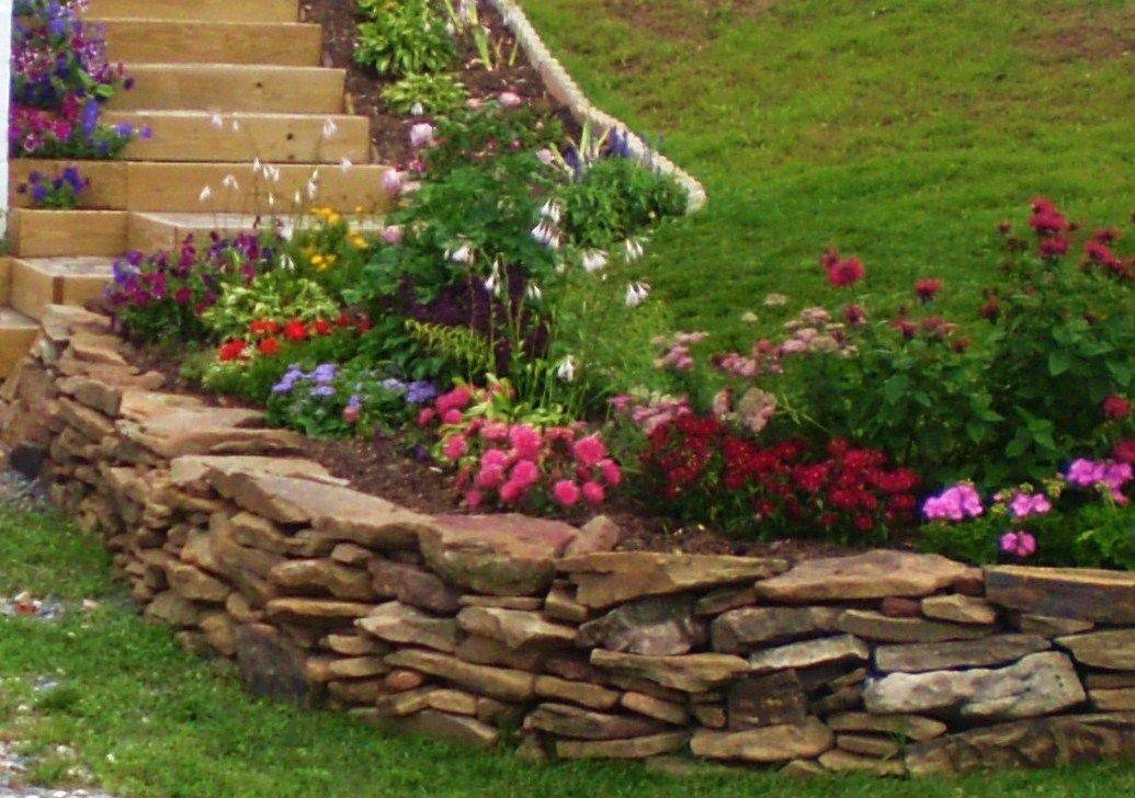 Hill Rock Wall Gardens