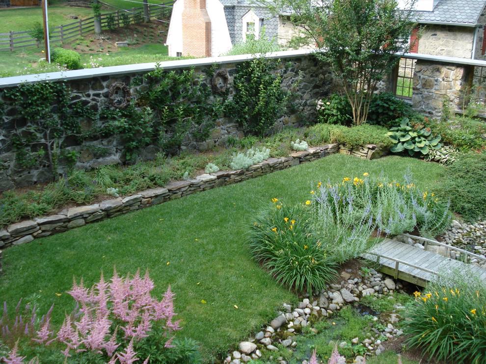 Rock Garden Retaining Wall
