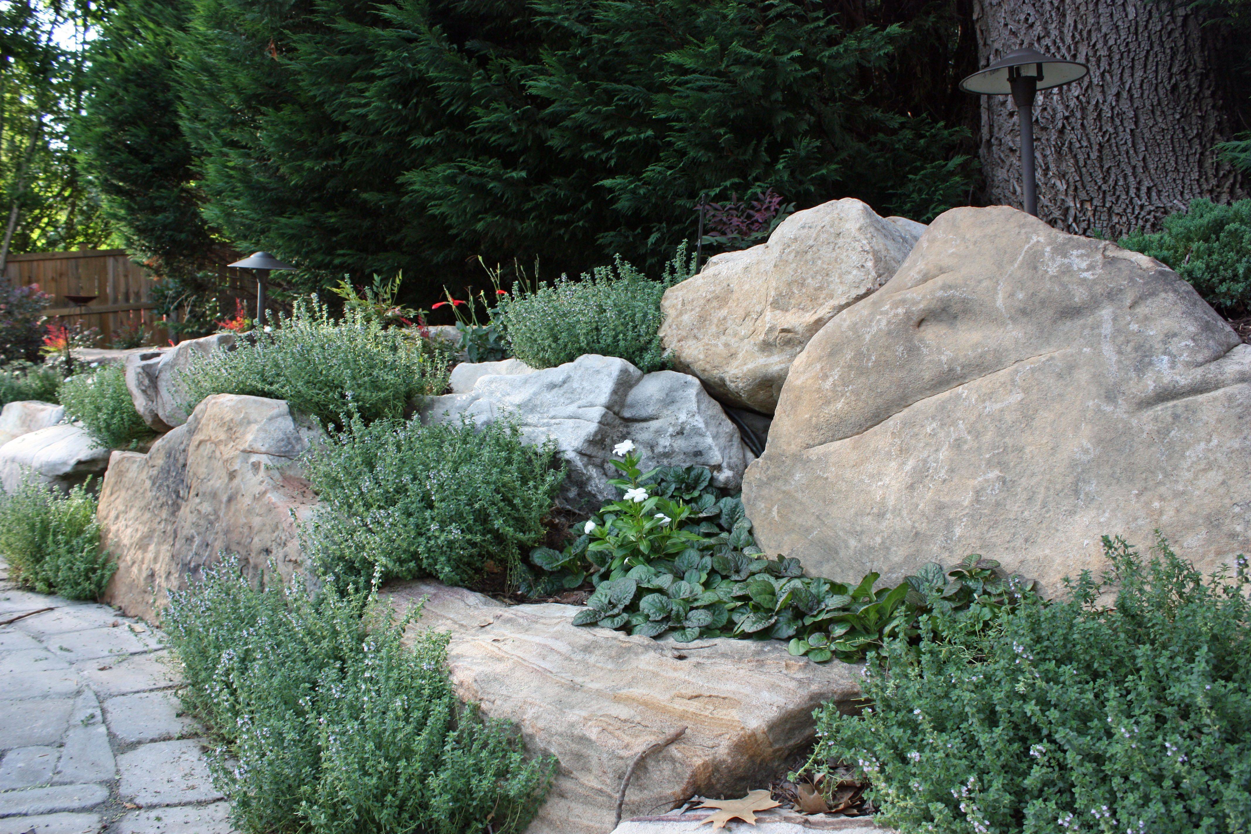Mulching Problem Rock Garden
