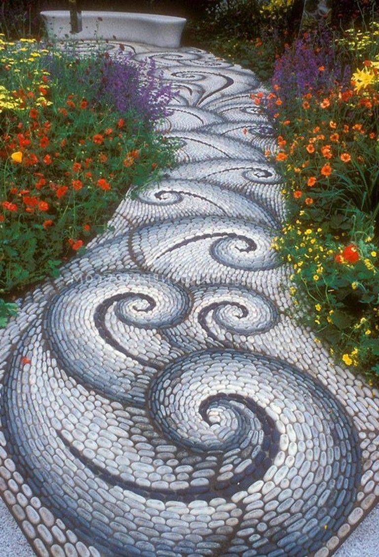 Mosaic Garden Path Ideas