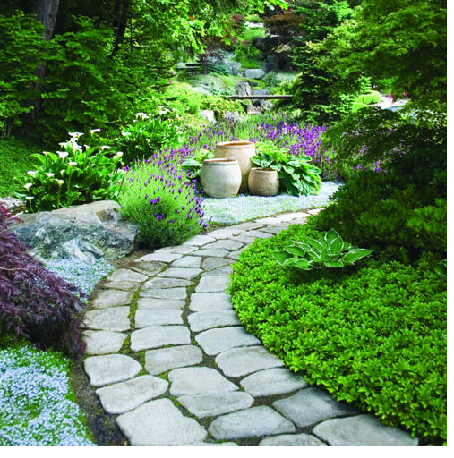 A Great Curved Brick Path