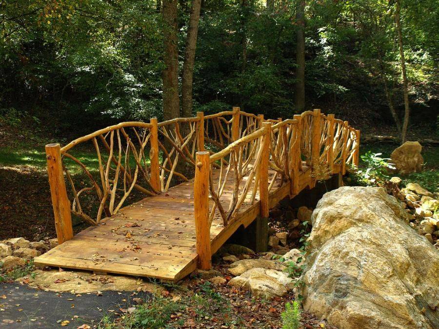 Foot Steel Frame Metal Garden Bridge
