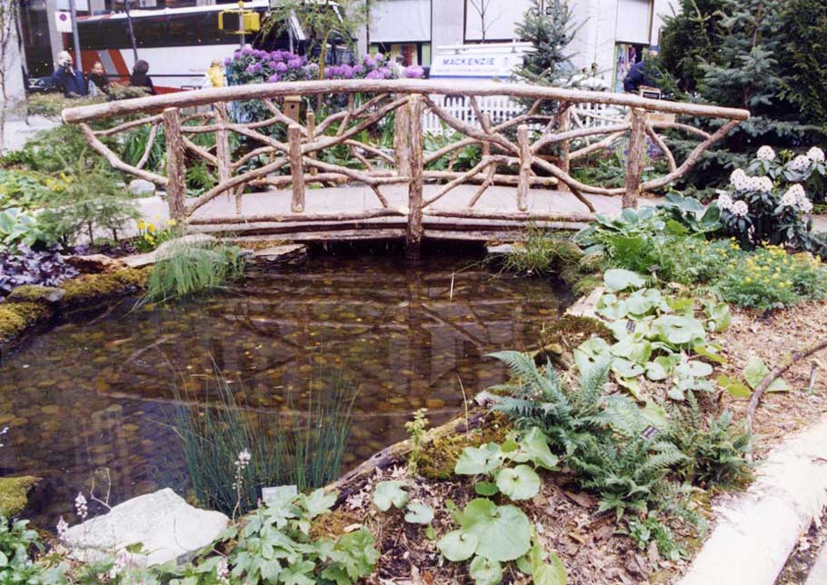 Wooden Rustic Bridge