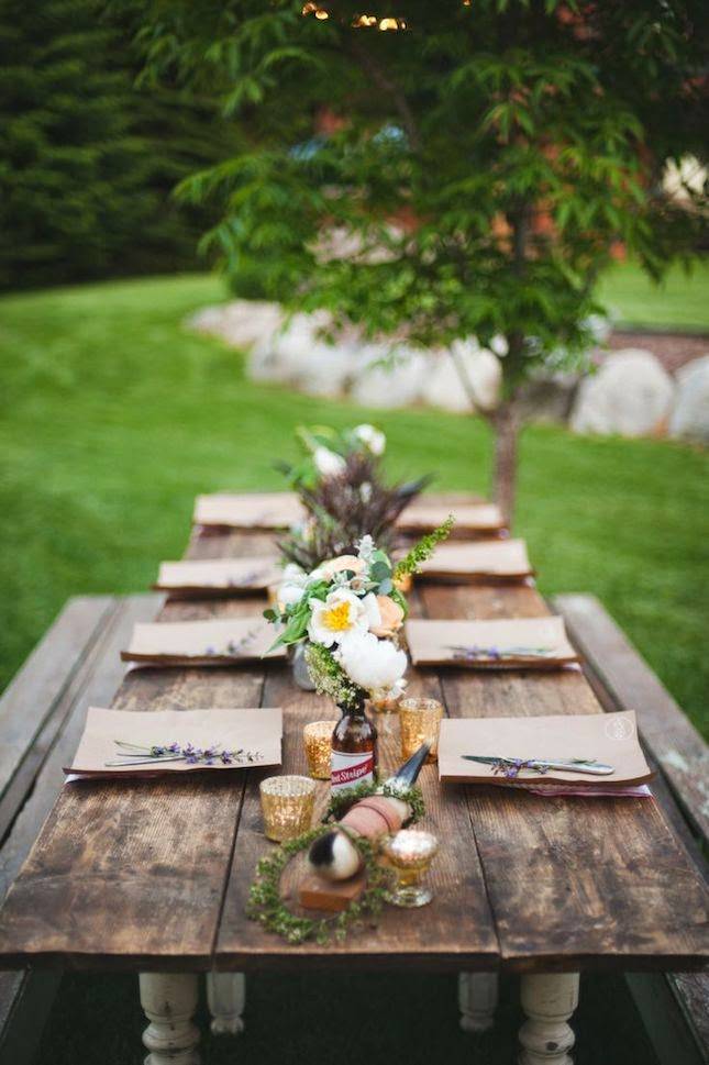 Beautiful Rustic Wood Outdoor Patio Furniture Design