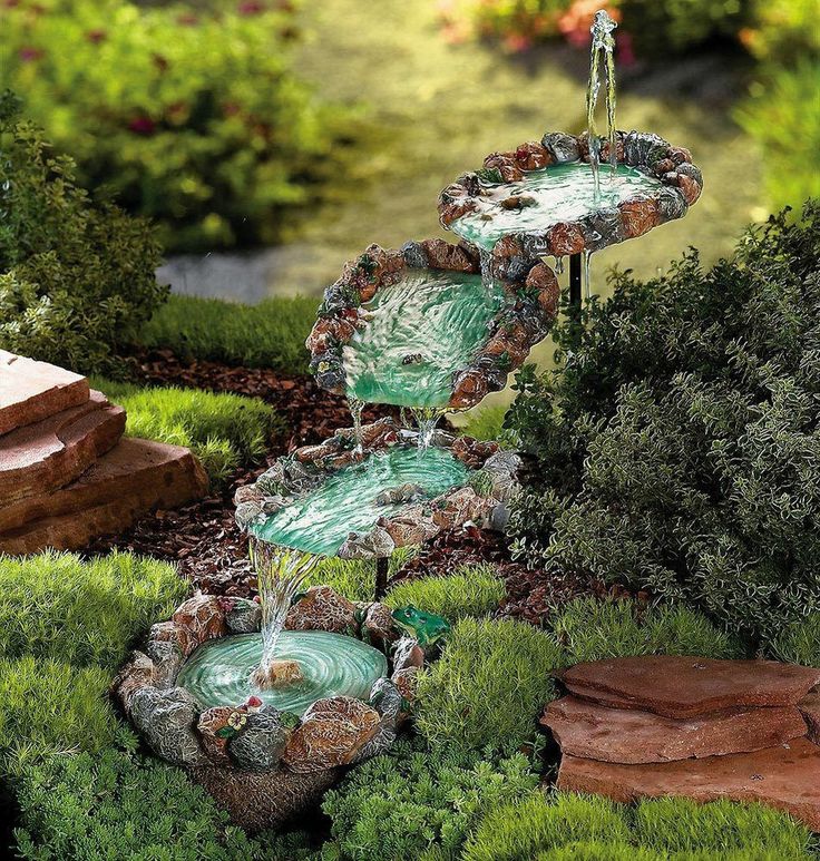 Rustic Garden Fountain Gardentinecom Water Fountains Outdoor