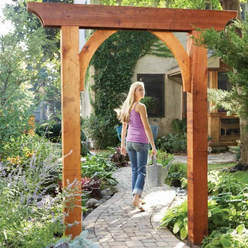 Zestleisure Rustic Garden Archway Garden Archway Garden Arches