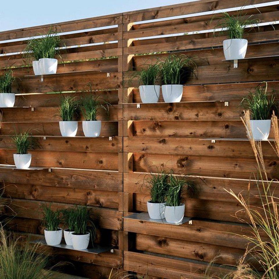 Wooden Fence Contemporary