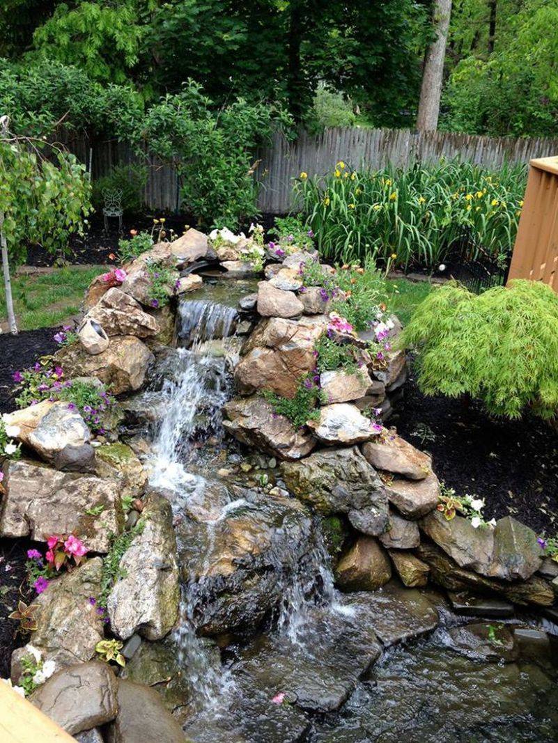 Special Diy Garden Pond Waterfall Ideas