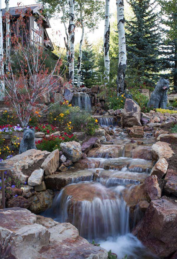 Backyard Garden Waterfalls