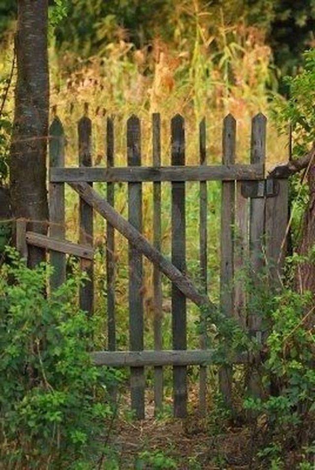 Fantastic Rustic Garden Gates Decor Ideas