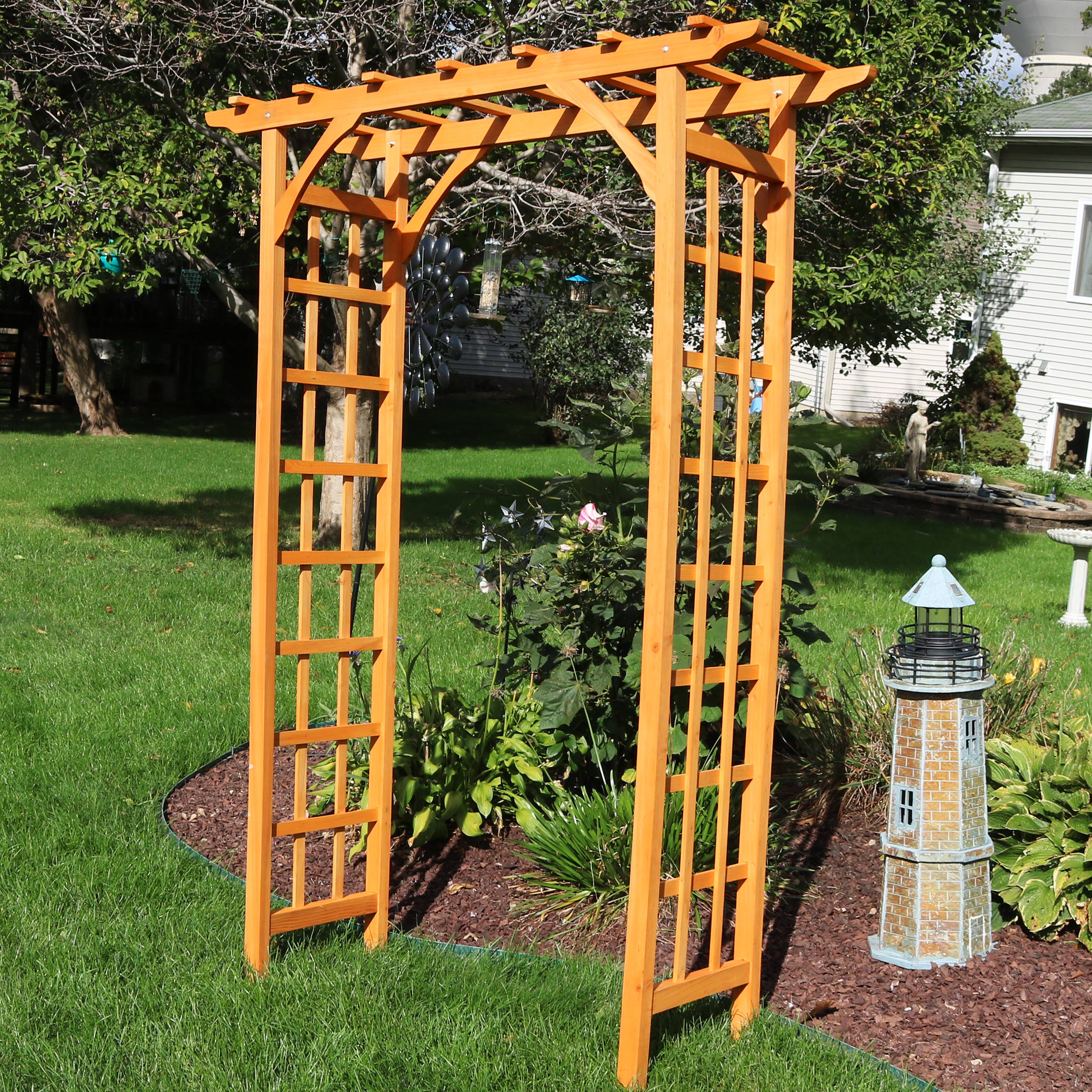 Resin Garden Arch Trellis