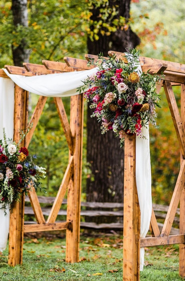 White And Red Florals