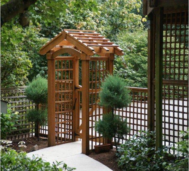 Garden Arbor Gate Entrances