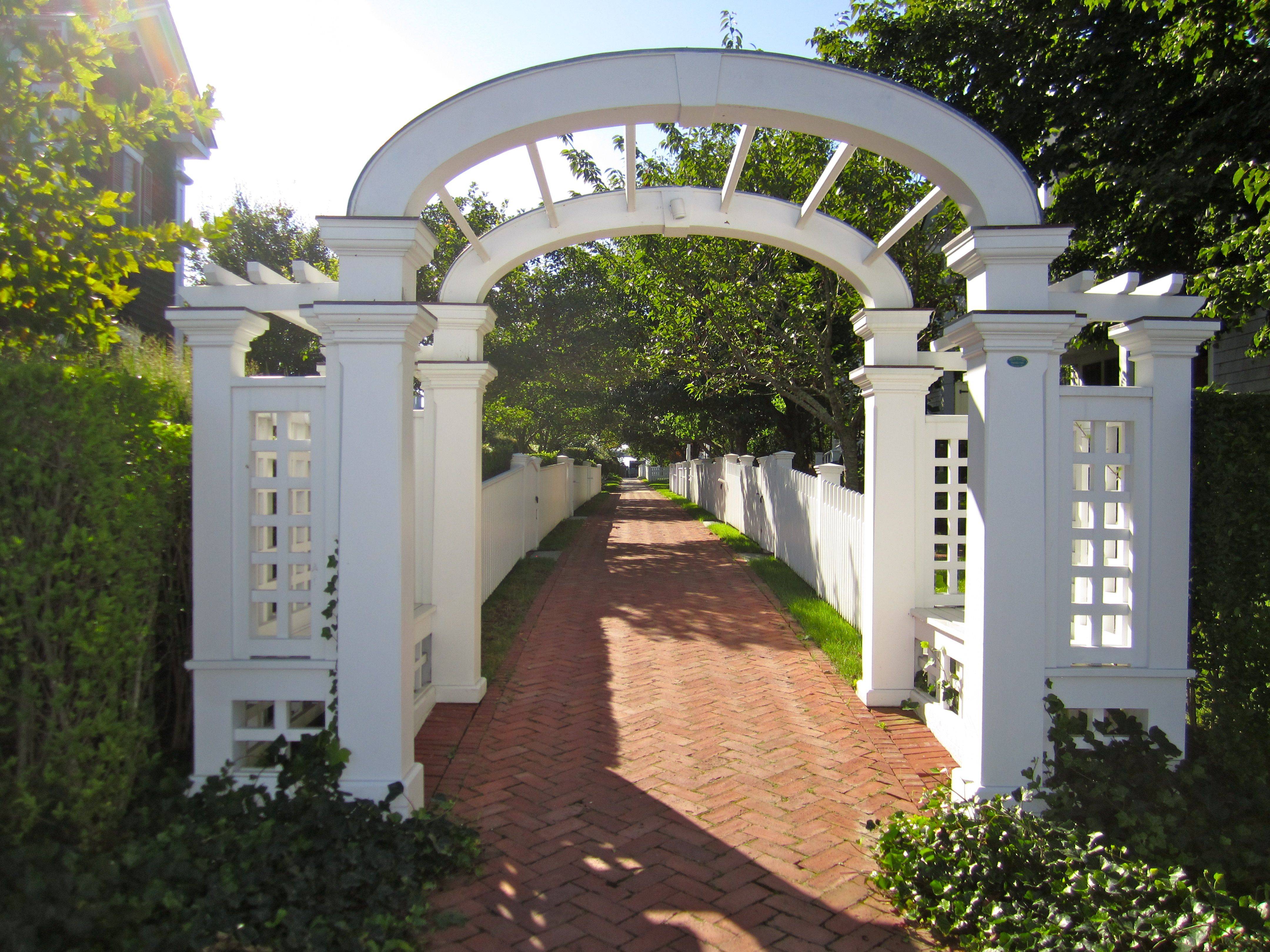 Metal Archway Arch Arbor Garden Wedding Trellis Outdoor Entrance Accent
