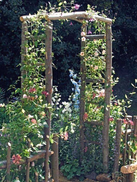 Creative Diy Rustic Gardens Arbors