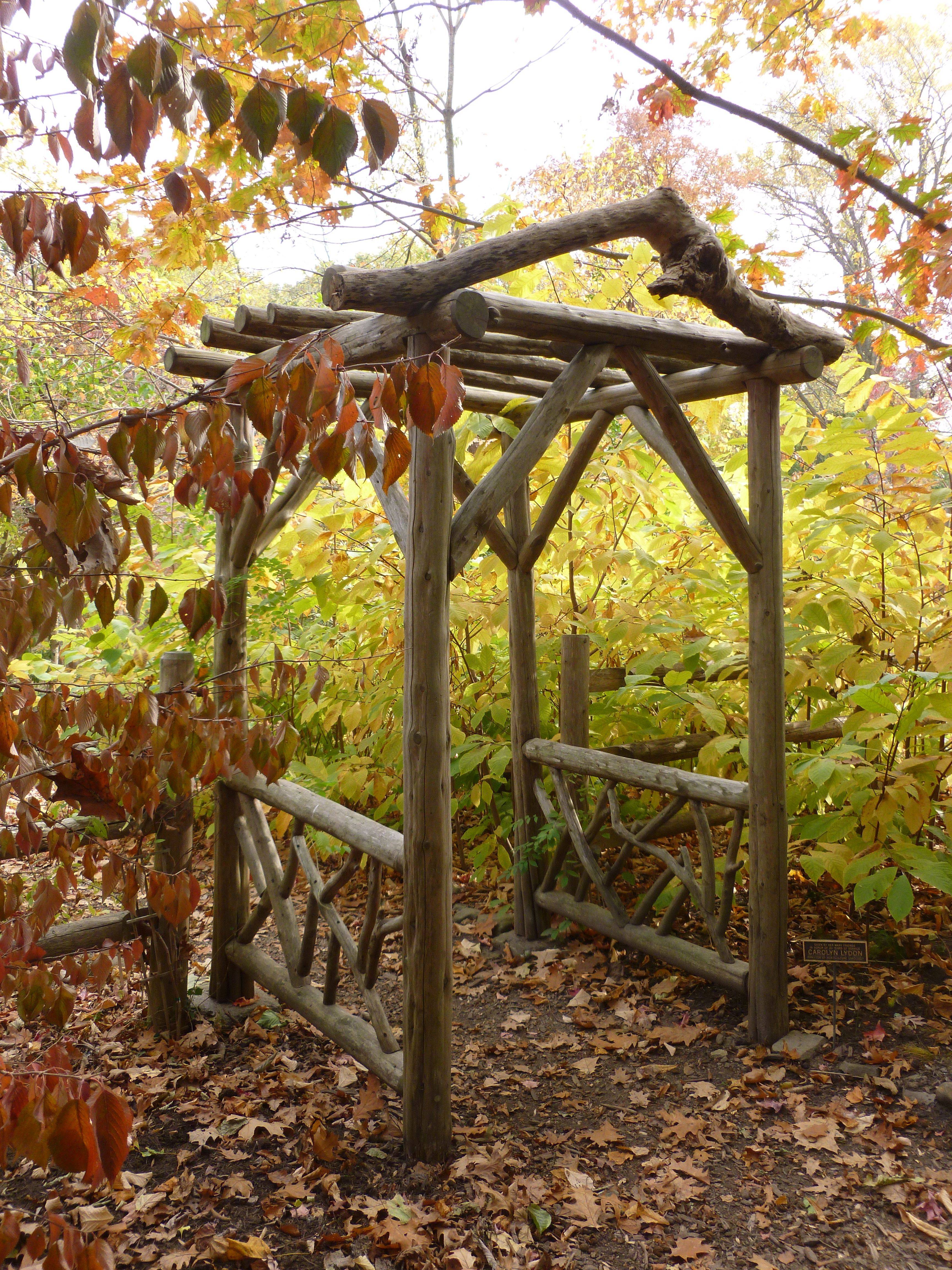 Rustic Garden Arbor