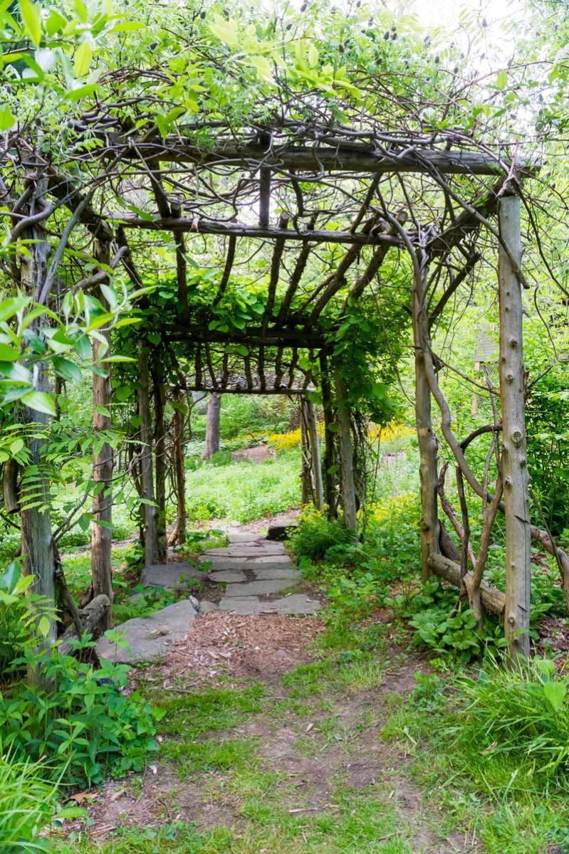 Rustic Garden Arbor Twig Wedding Arbor