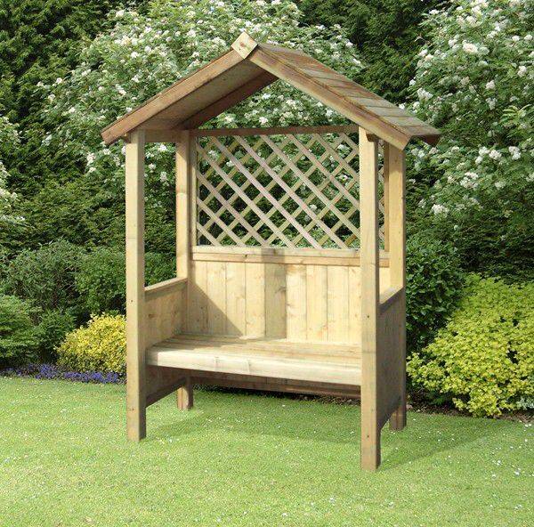 Garden Arbor Bench Design Ideas