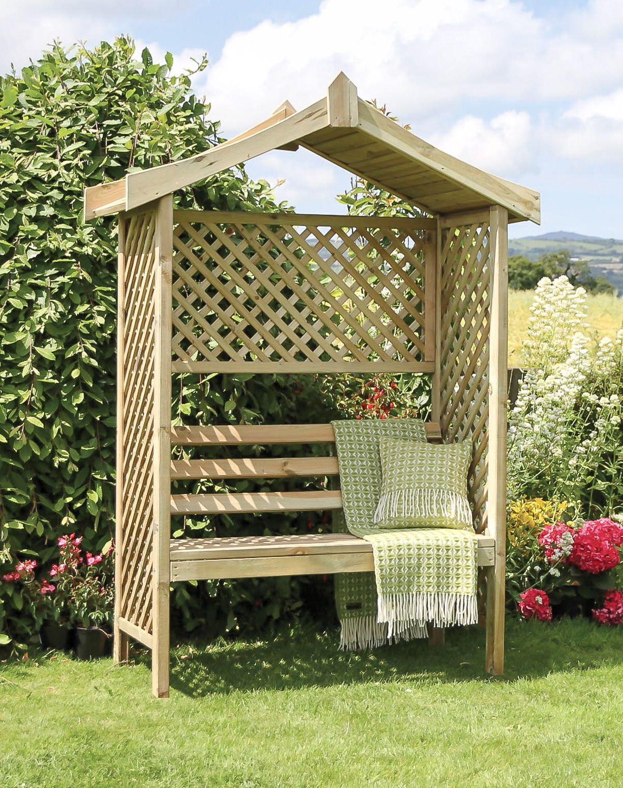 Wooden Garden Furniture Corner Arbour Garden Arbour Seat Pergola